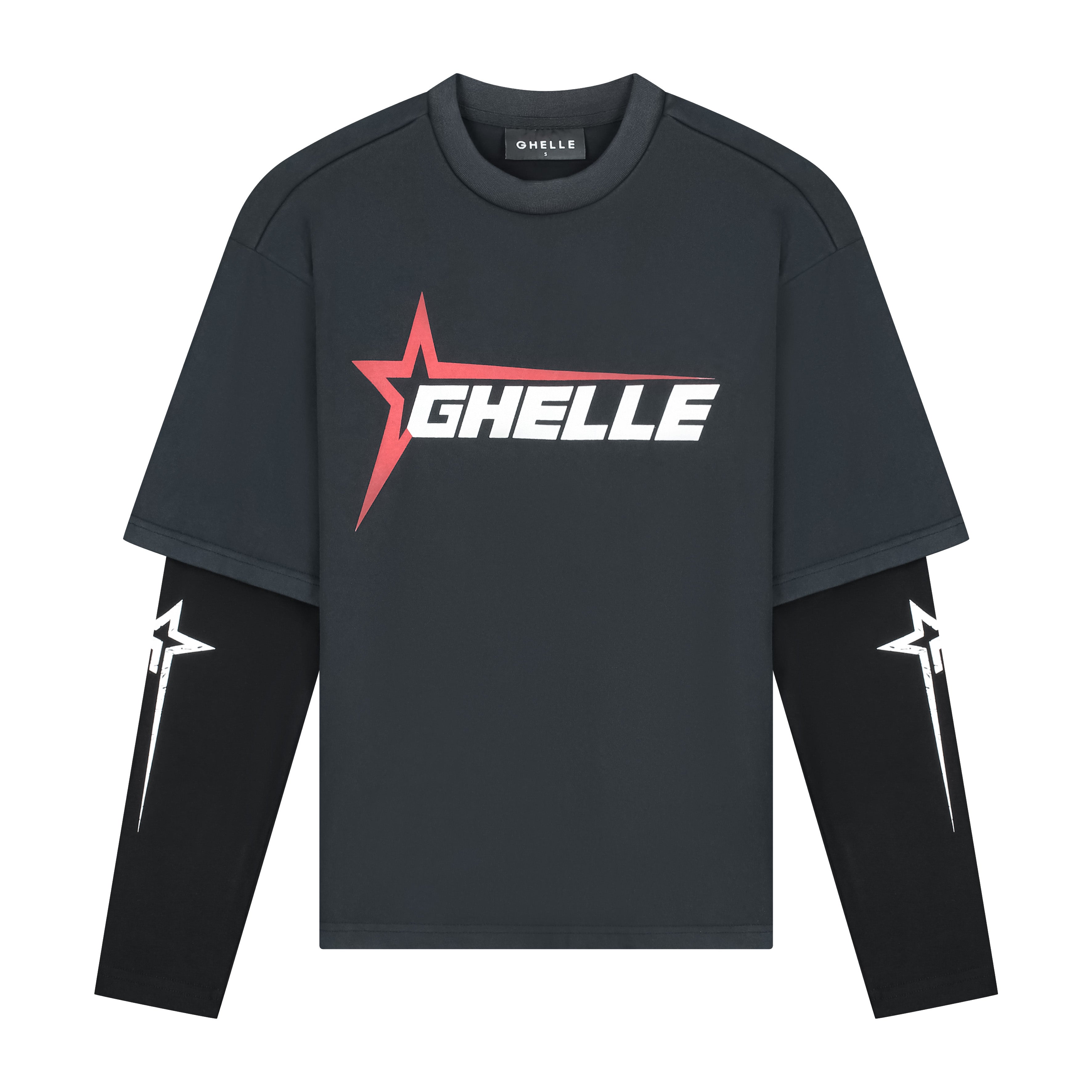 Double Layered T-shirt Black – GHELLE