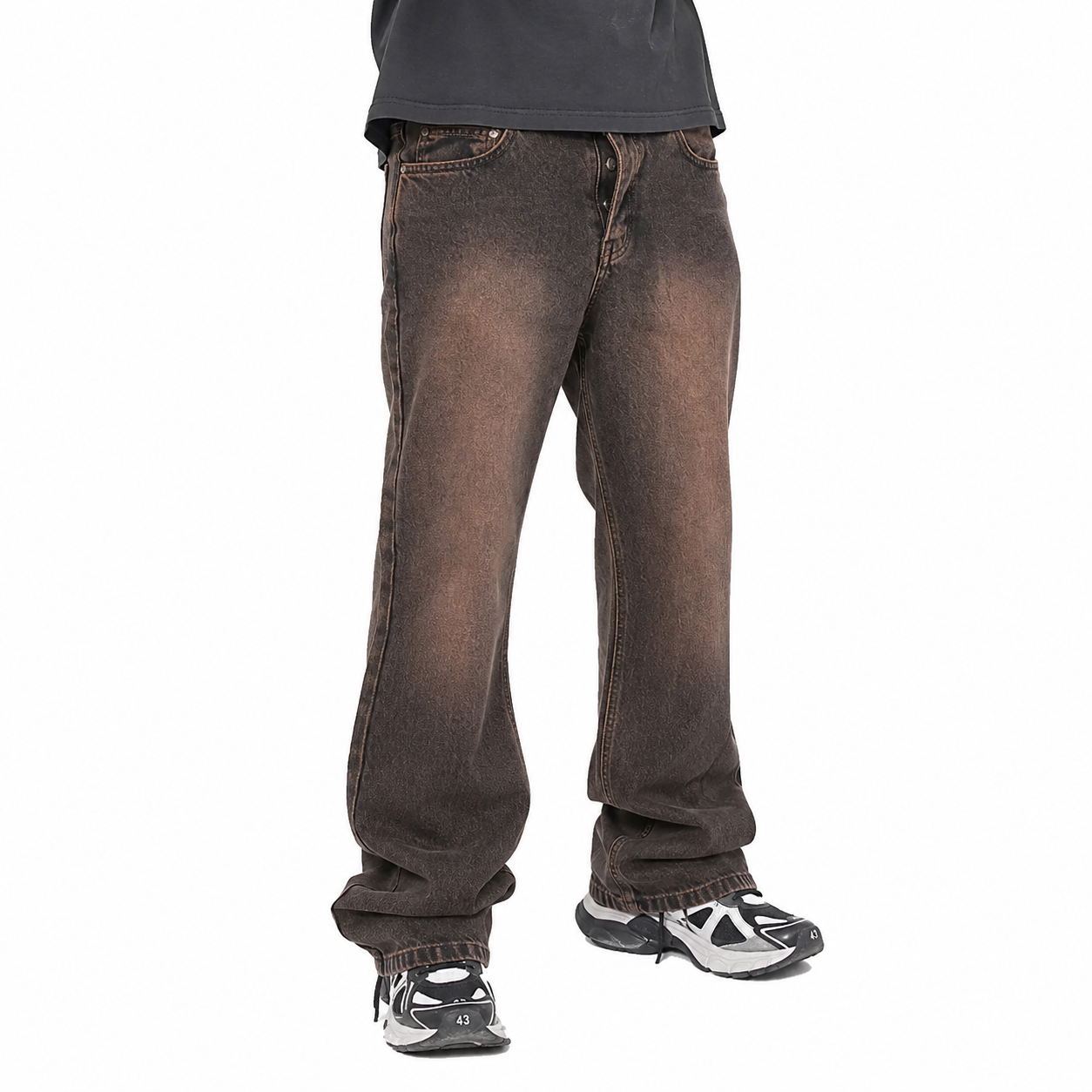 Flared Bootcut Denim Jeans Black