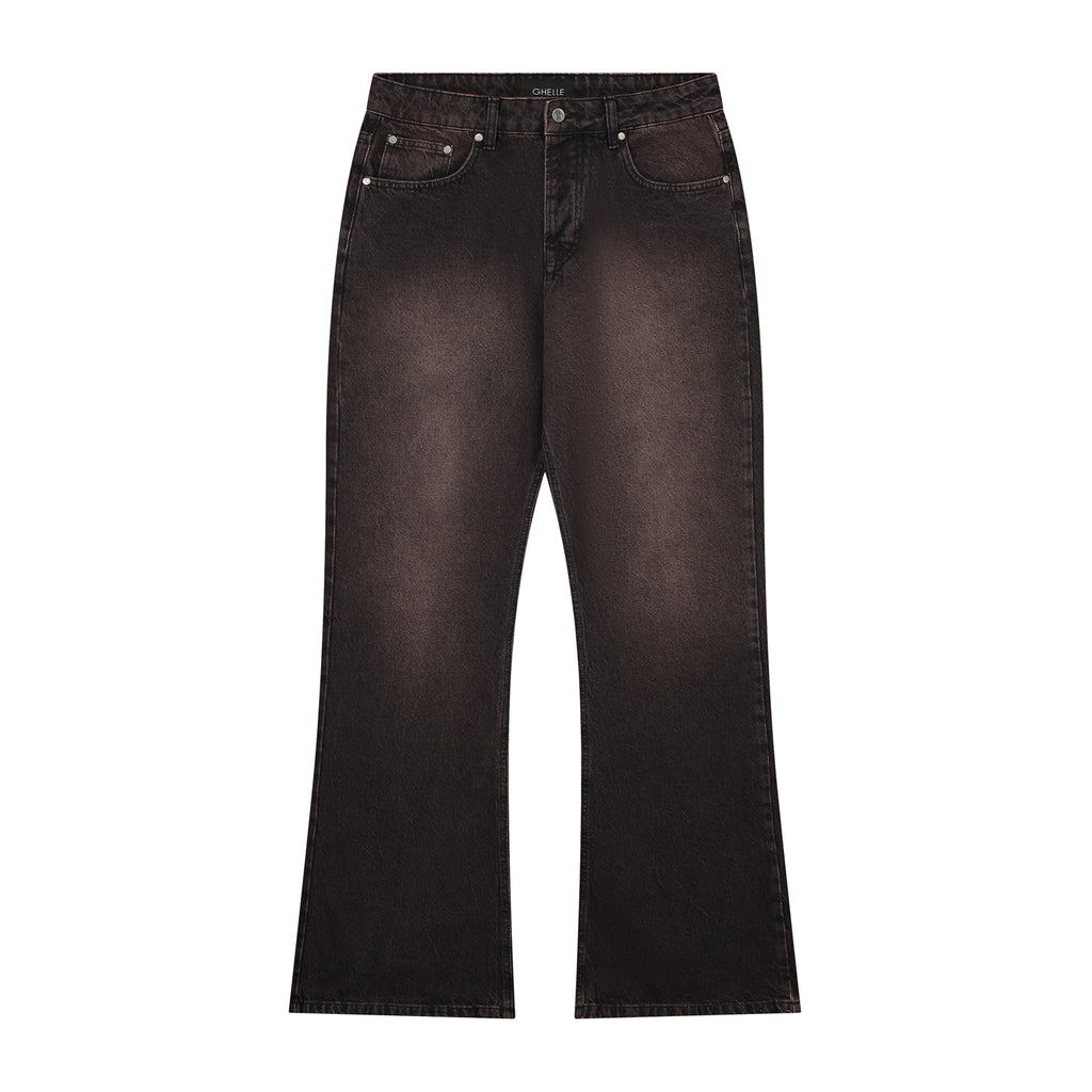 Flared Bootcut Denim Jeans Black