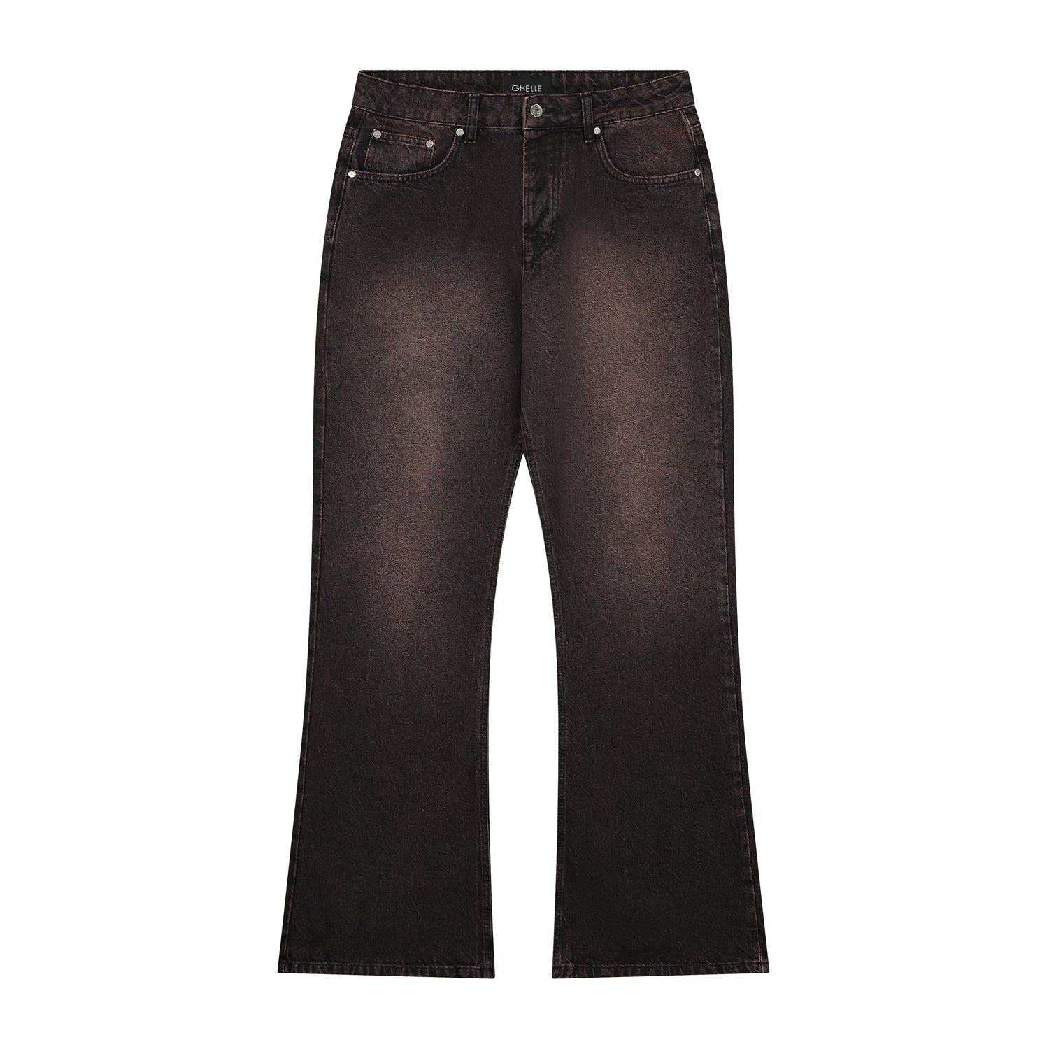 Flared Bootcut Denim Jeans Black