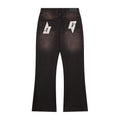 Flared Bootcut Denim Jeans Black