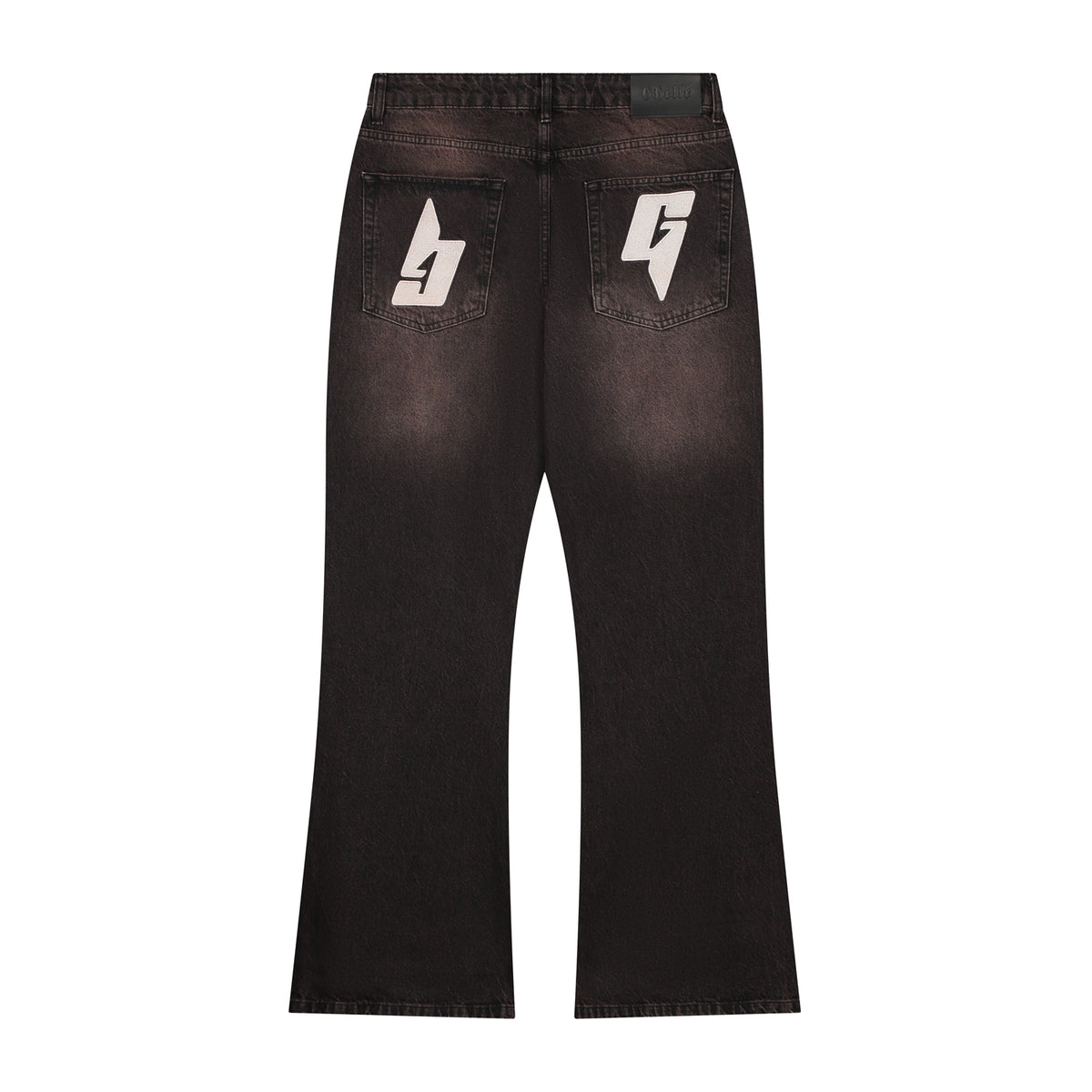 Flared Bootcut Denim Jeans Black