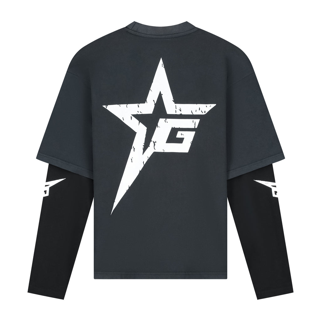Double Layered T-shirt Black