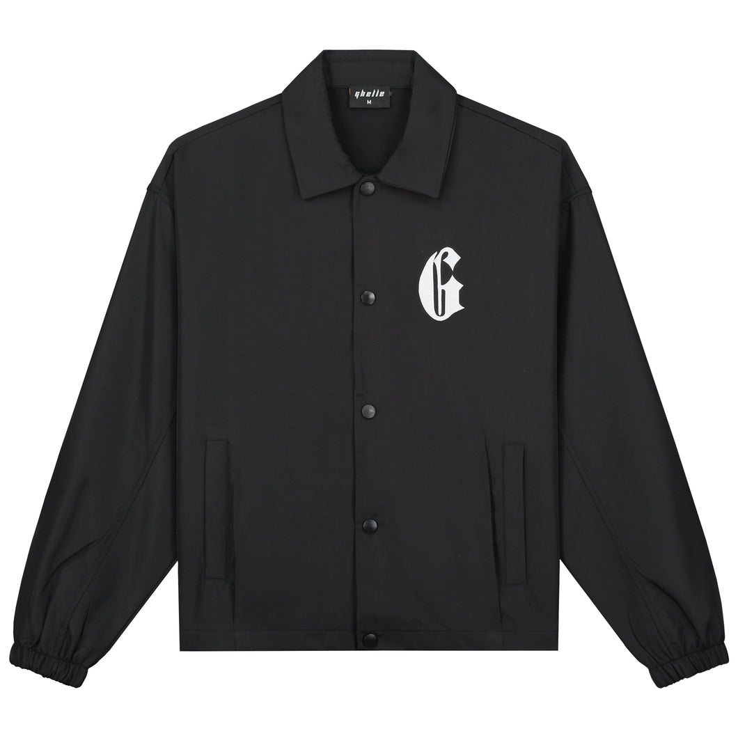 NEW: Nylon Logo Jacket - Black